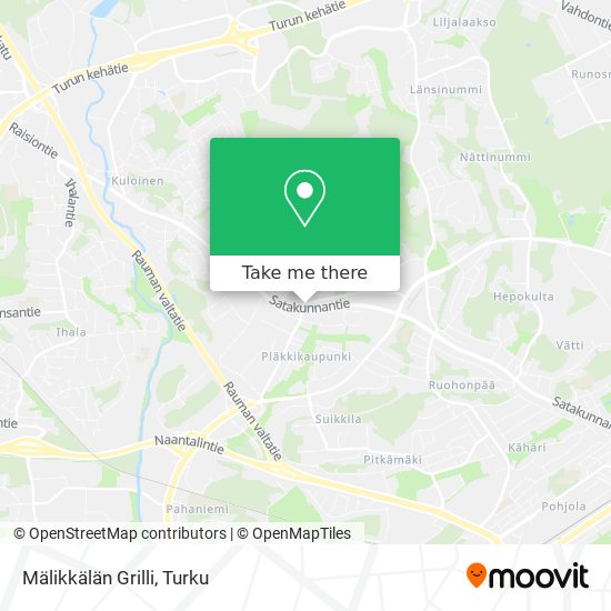Mälikkälän Grilli map