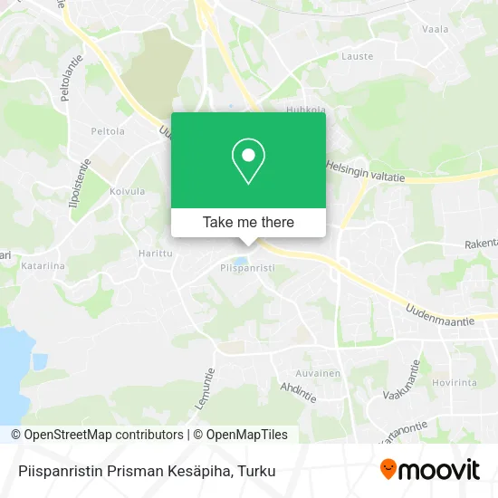 Piispanristin Prisman Kesäpiha map