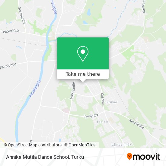 Annika Mutila Dance School map