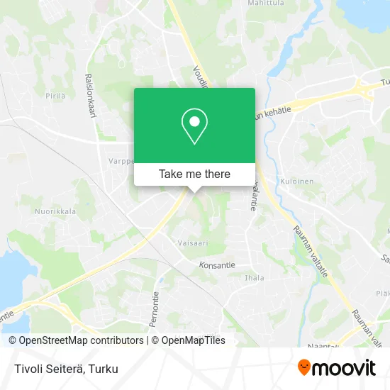 Tivoli Seiterä map