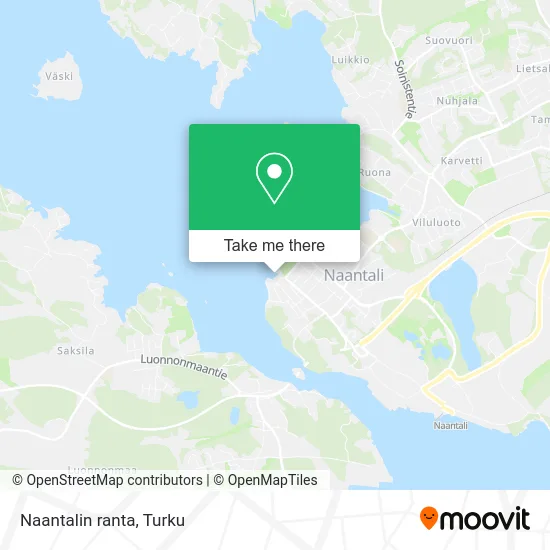 Naantali Beach map