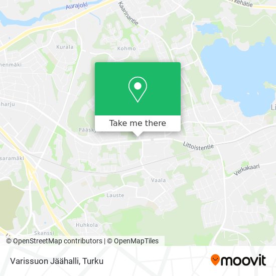 Varissuon Jäähalli map