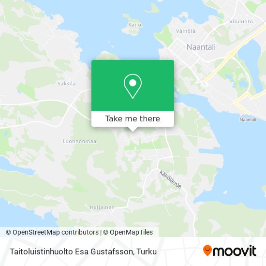 Taitoluistinhuolto Esa Gustafsson map