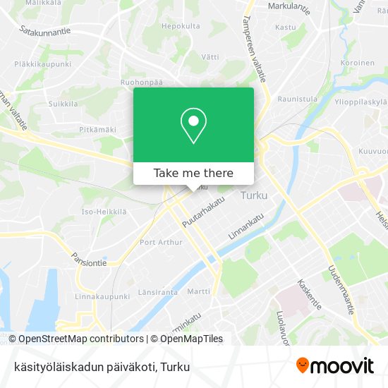 käsityöläiskadun päiväkoti map