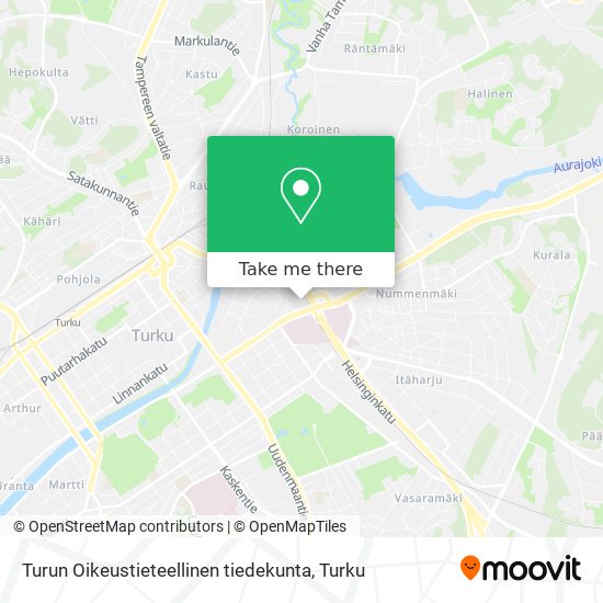 Turun Oikeustieteellinen tiedekunta map