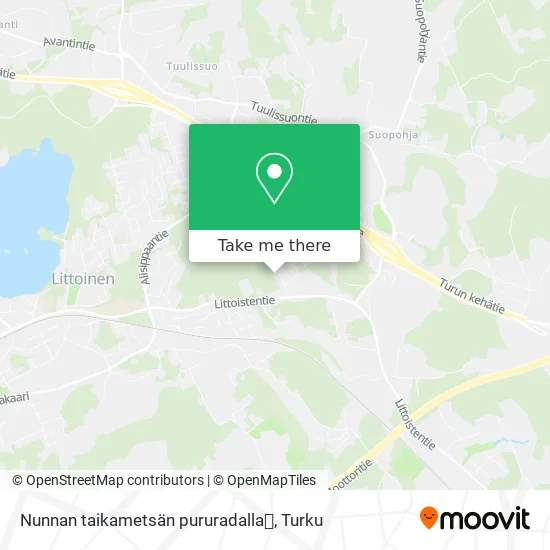 Nunnan taikametsän pururadalla🍃 map
