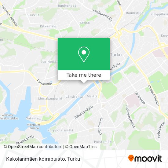 Kakolanmäen koirapuisto map