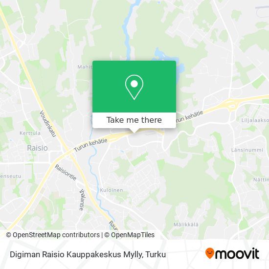 Digiman Raisio Kauppakeskus Mylly map