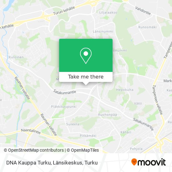 DNA Kauppa Turku, Länsikeskus map