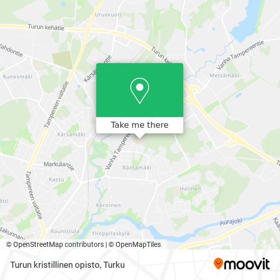 Turun kristillinen opisto map