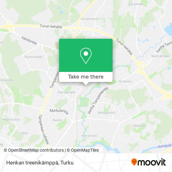 Henkan treenikämppä map