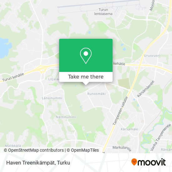 Haven Treenikämpät map