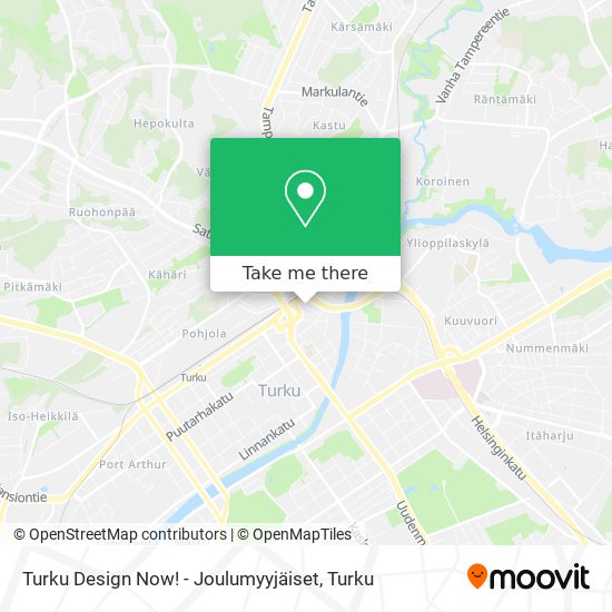 Turku Design Now! - Joulumyyjäiset map