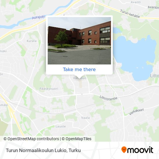 Turun Normaalikoulun Lukio map