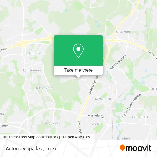 Autonpesupaikka map