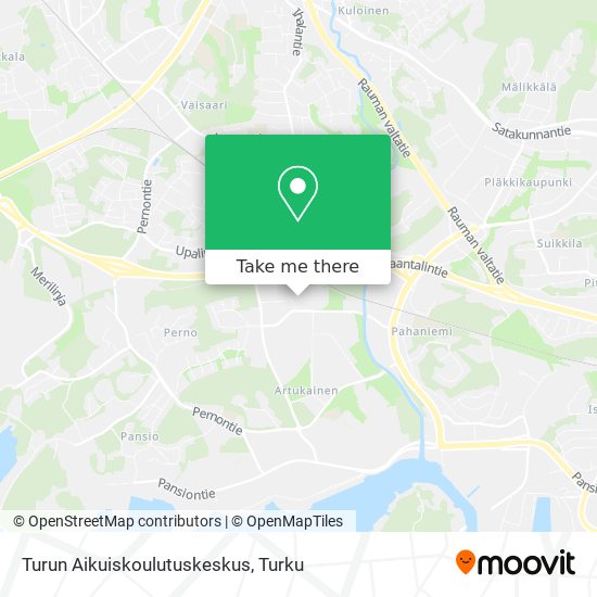 Turun Aikuiskoulutuskeskus map