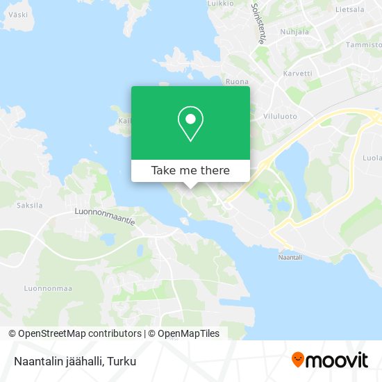 Naantalin jäähalli map