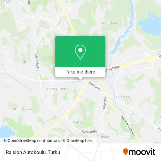 Raisio Driving School map
