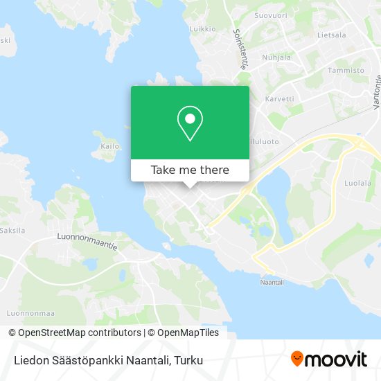 Liedon Säästöpankki Naantali map