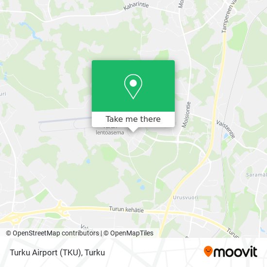 How to get to Turku Airport (TKU) by Bus?