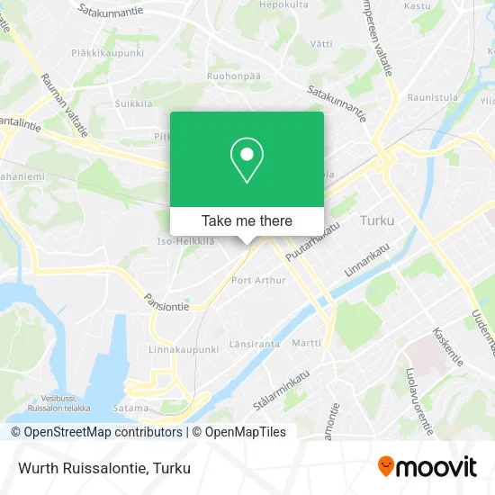 Wurth Ruissalontie map