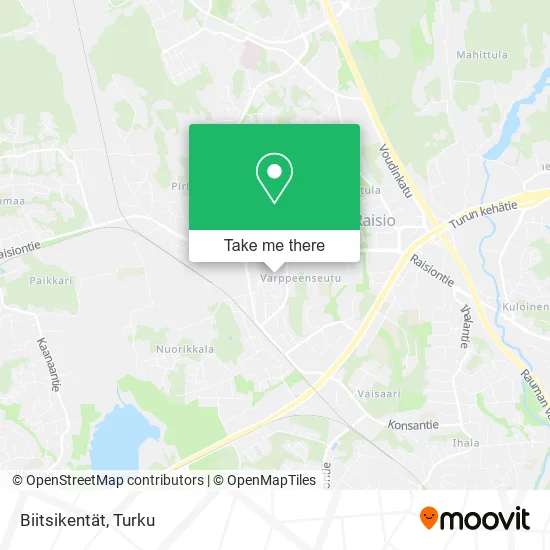 Biitsikentät map