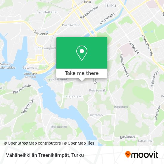 Vähäheikkilän Treenikämpät map