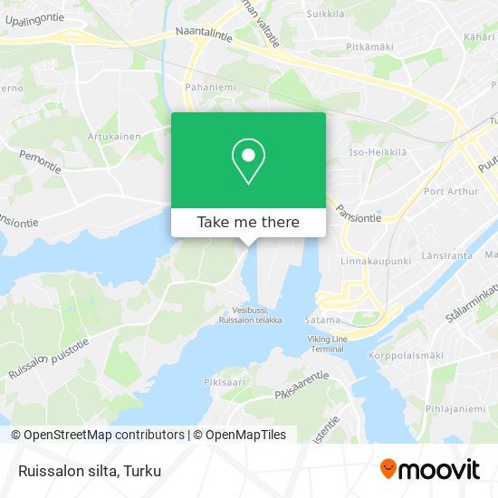 How to get to Ruissalon silta in Turku by Bus?