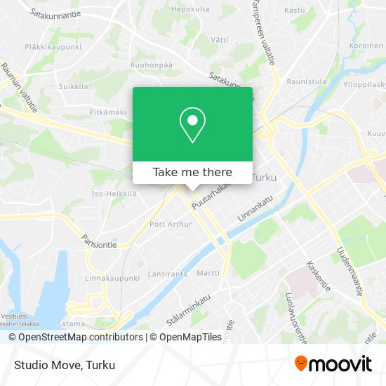 How to get to Studio Move in Turku by Bus?