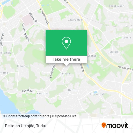 Peltolan Ulkojää map