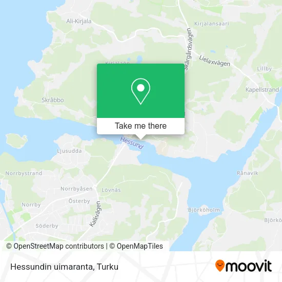 Hessundin uimaranta map
