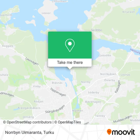 Norrbyn Uimaranta map