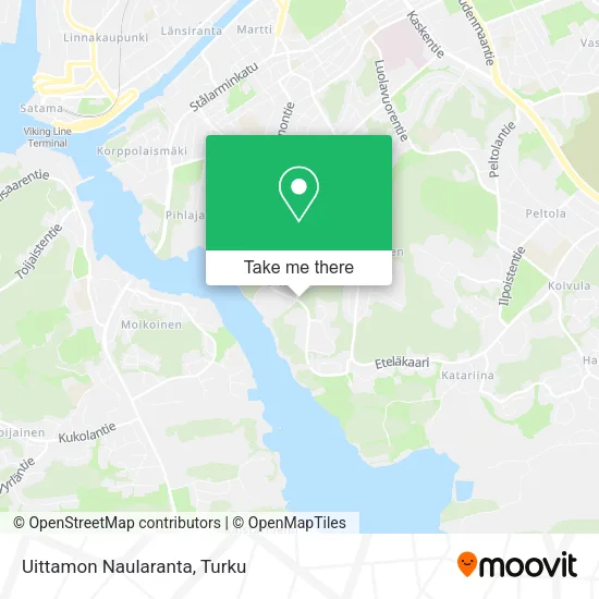 Uittamo Nail Beach map