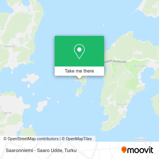 Saaronniemi - Saaro Udde map