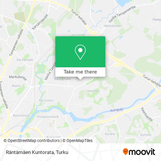 Räntämäen Kuntorata map