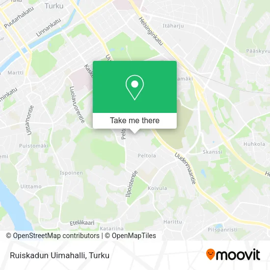 Ruiskadun Uimahalli map