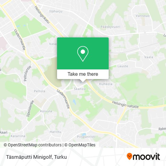 Täsmäputti Minigolf map
