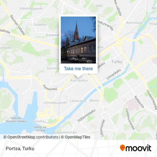Portsa map