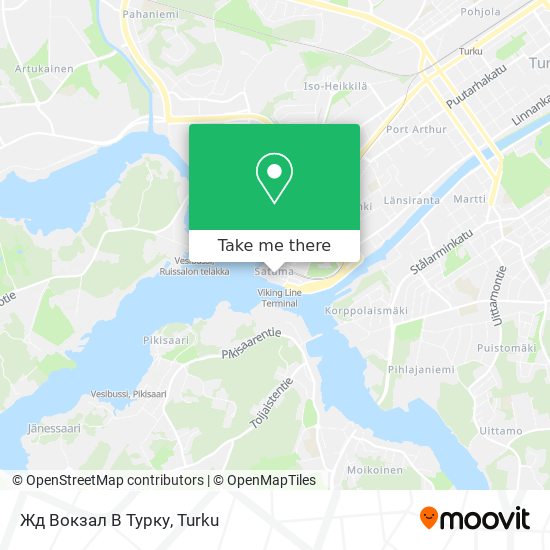 Жд Вокзал В Турку map