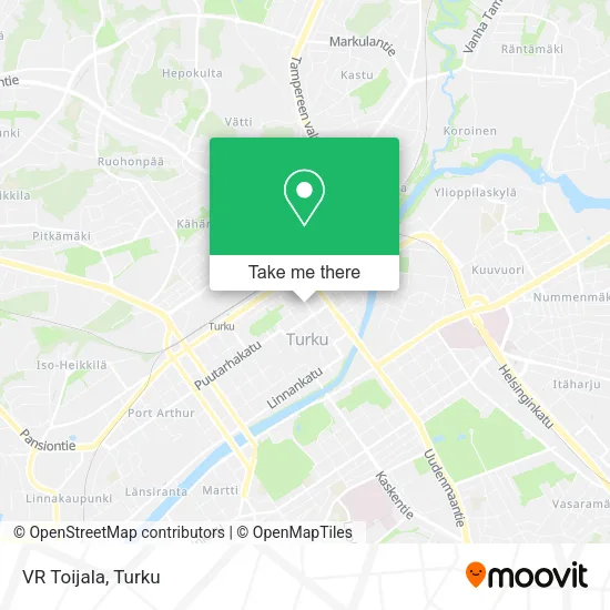 VR Toijala map