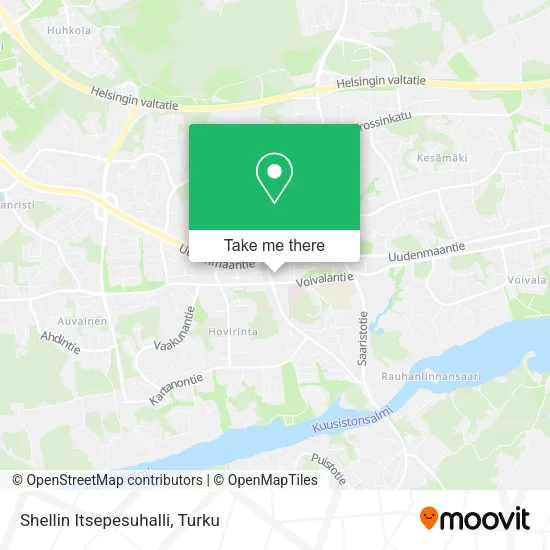 Shellin Itsepesuhalli map