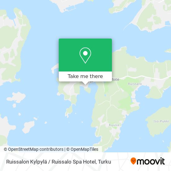 Ruissalon Kylpylä / Ruissalo Spa Hotel map