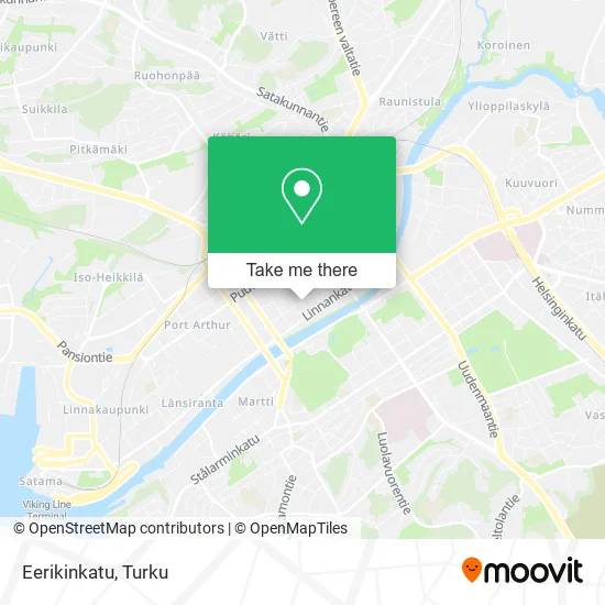 Eerikinkatu map