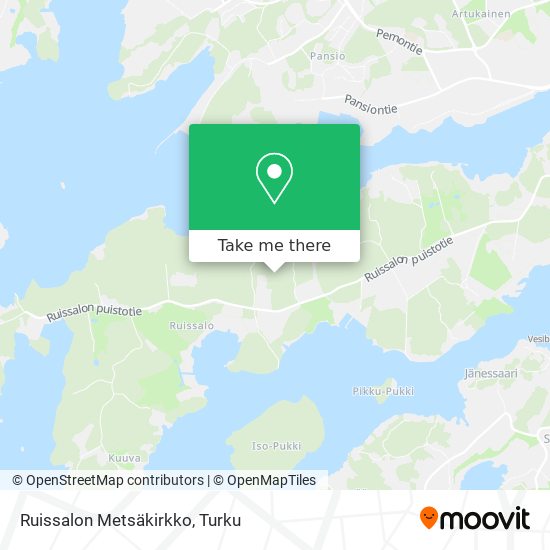 Ruissalon Metsäkirkko map