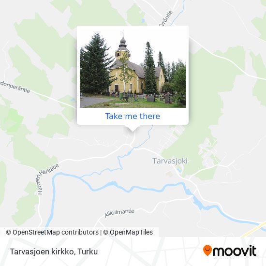 Tarvasjoen kirkko map