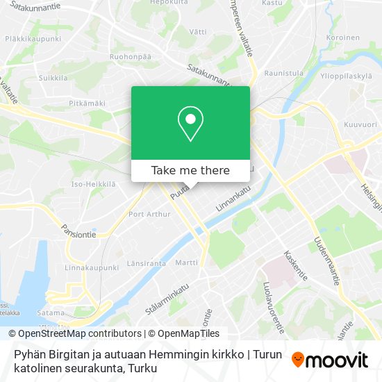 Pyhän Birgitan ja autuaan Hemmingin kirkko | Turun katolinen seurakunta map