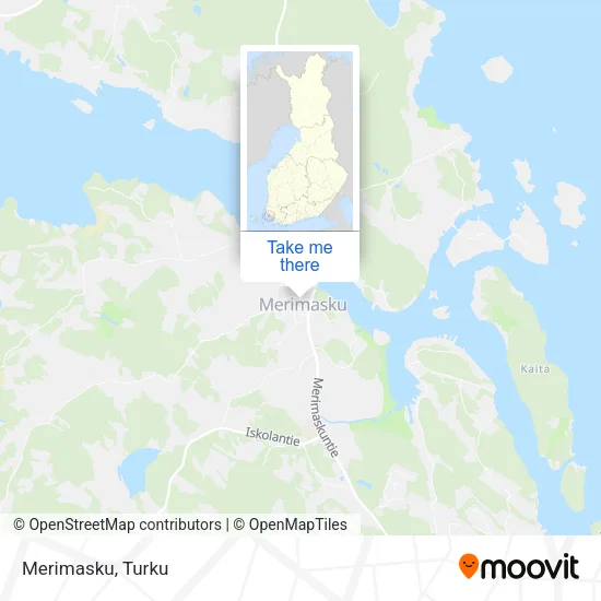 Merimasku map