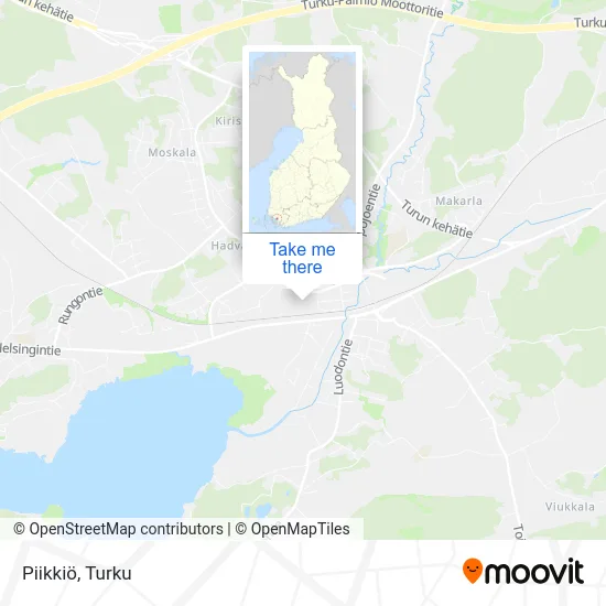 Piikkiö map