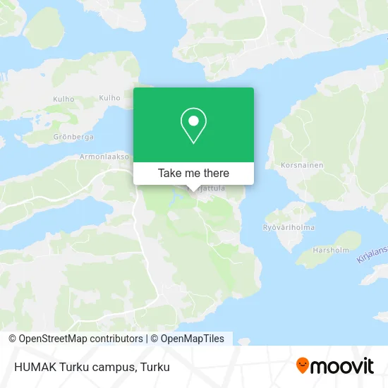 HUMAK Turku campus map