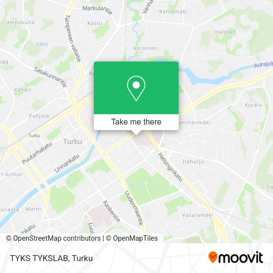 TYKS TYKSLAB map